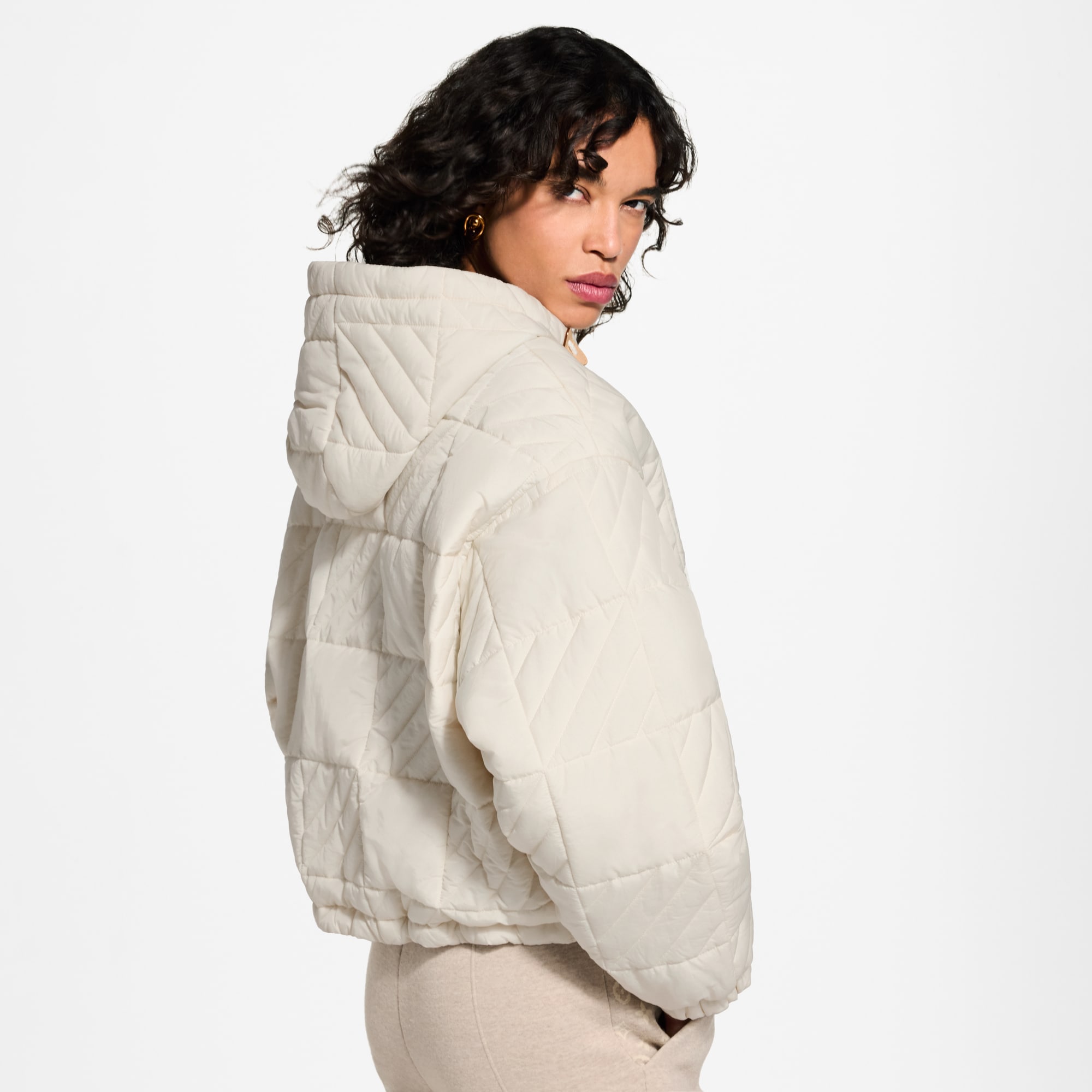 Quilted Damier Zip-Up Jacket - Ready-to-Wear 1AKVZJ | LOUIS VUITTON
